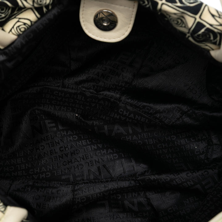 Chanel Camellia Coco Ball Cabas Toile