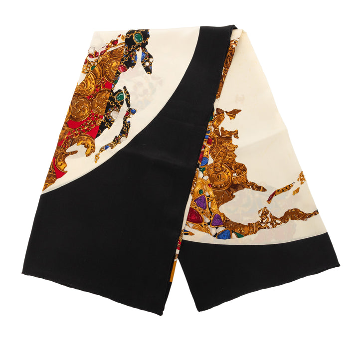 Chanel Gripoix Soie Foulard