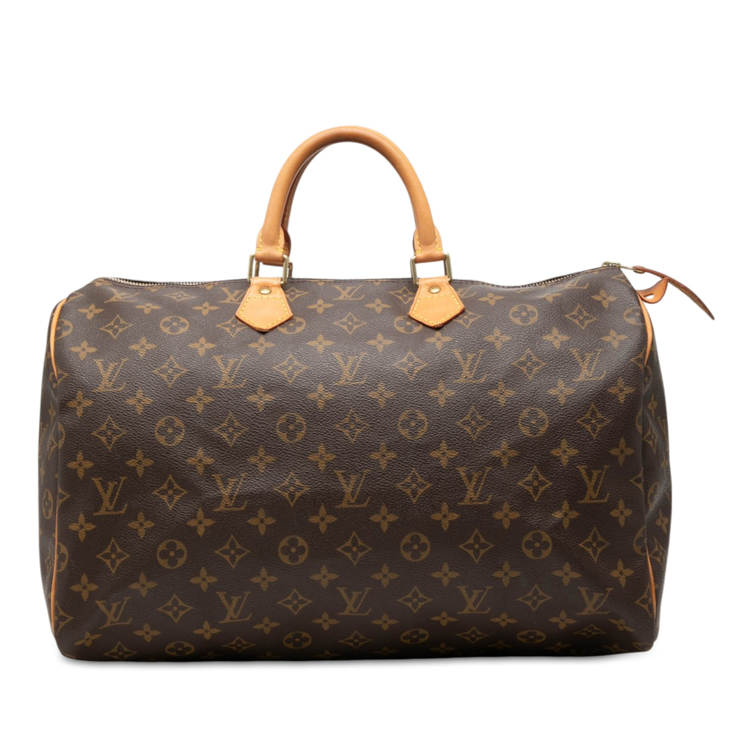 Louis Vuitton Speedy 40 Monogram Marron – vue principale – GABY PARIS
