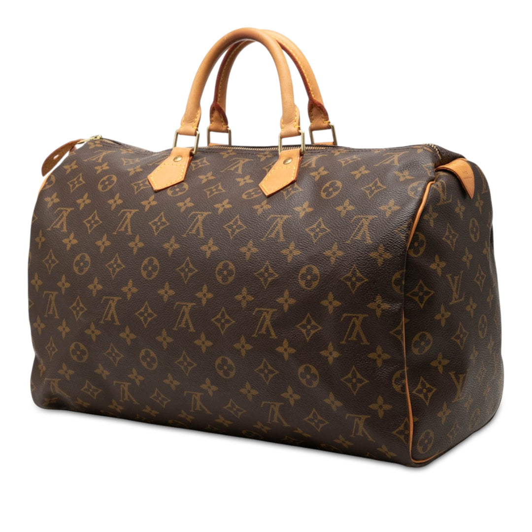 Louis Vuitton Speedy 40 Monogram Marron – vue 2 – GABY PARIS