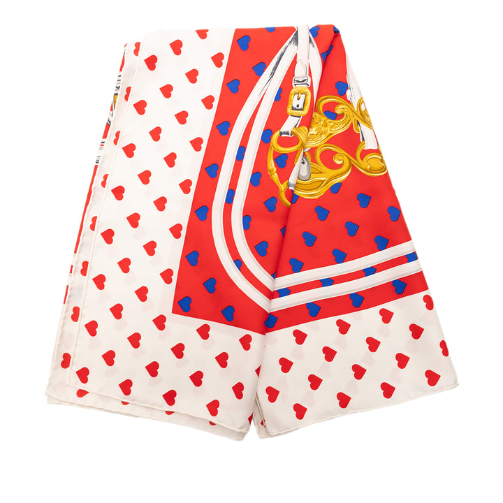 Hermès Brides de Gala Love Heart Soie Foulard 90
