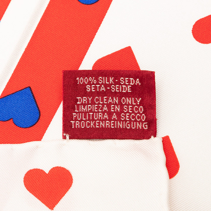 Hermès Brides de Gala Love Heart Soie Foulard 90