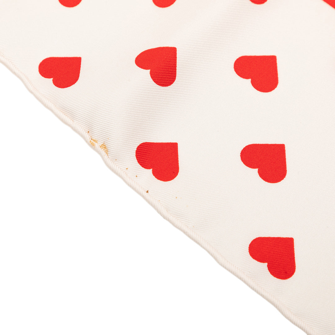 Hermès Brides de Gala Love Heart Soie Foulard 90