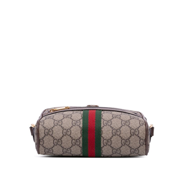 Mini GG Supreme Ophidia Crossbody Brown - Gaby Paris