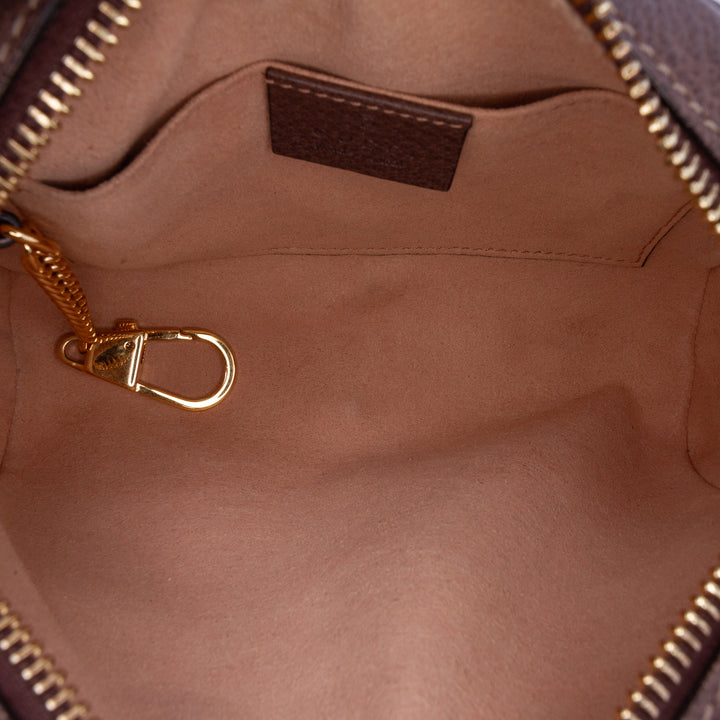 Mini GG Supreme Ophidia Crossbody Brown - Gaby Paris
