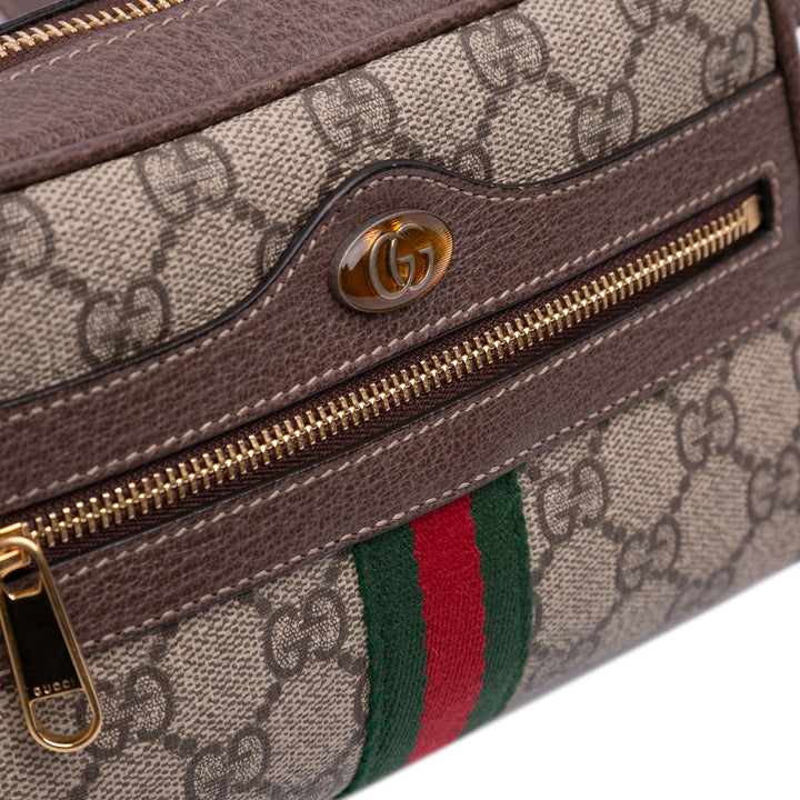 Mini GG Supreme Ophidia Crossbody Brown - Gaby Paris