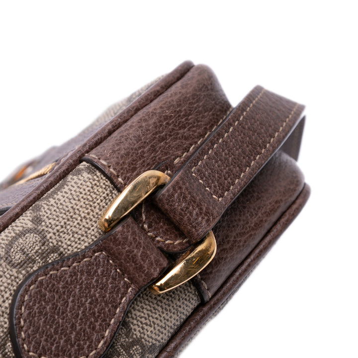 Mini GG Supreme Ophidia Crossbody Brown - Gaby Paris