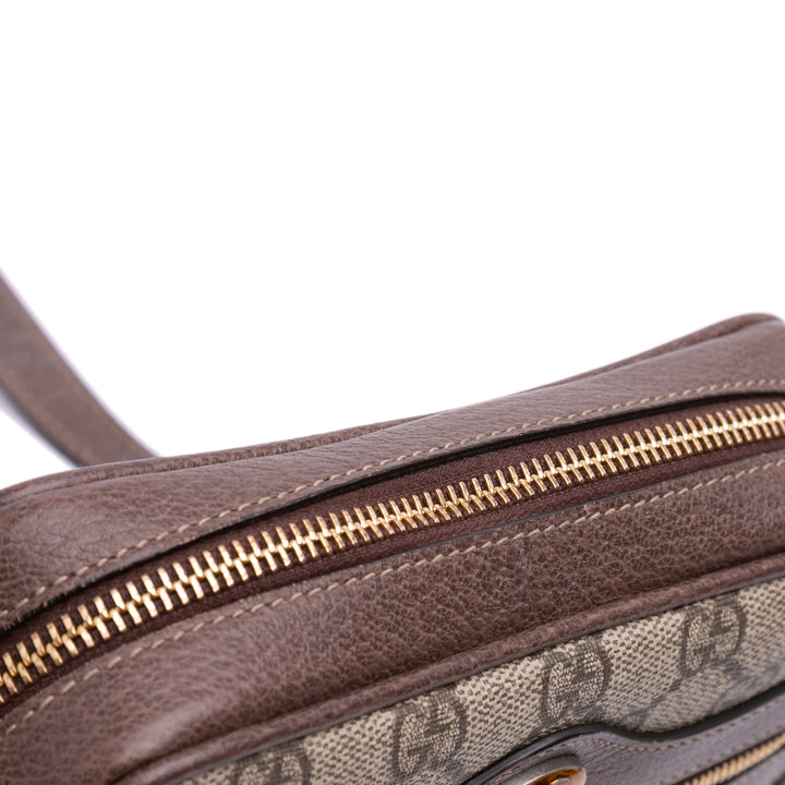 Mini GG Supreme Ophidia Crossbody Brown - Gaby Paris