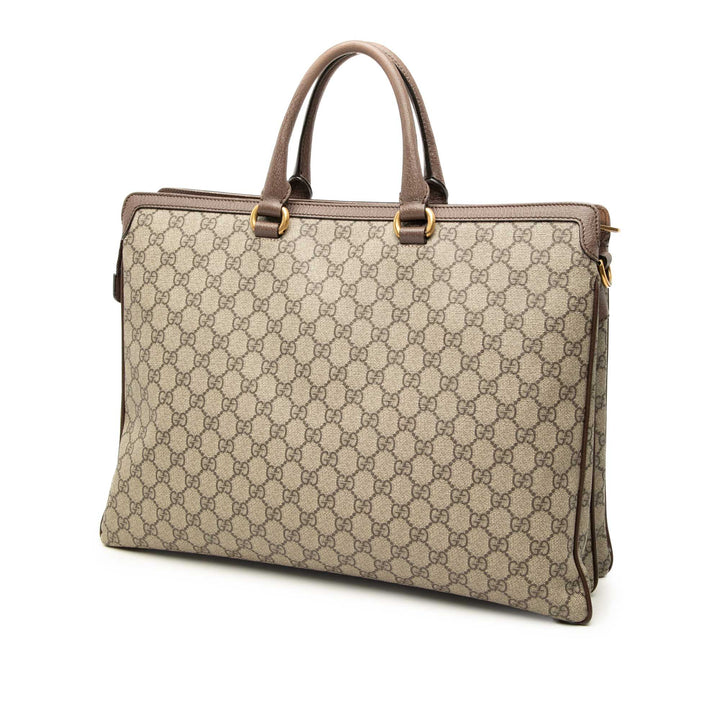 Ophidia Web Porte-documents GG Supreme Beige
