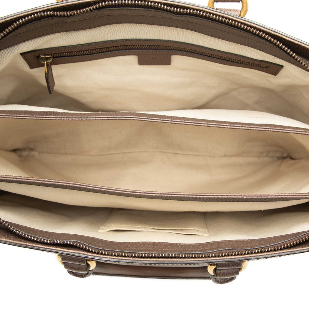 Ophidia Web Porte-documents GG Supreme Beige