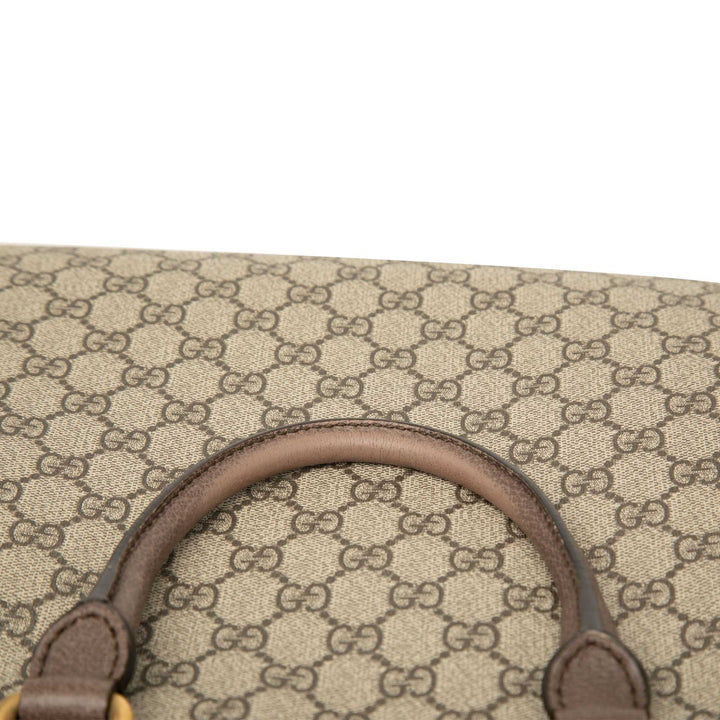 Ophidia Web Porte-documents GG Supreme Beige