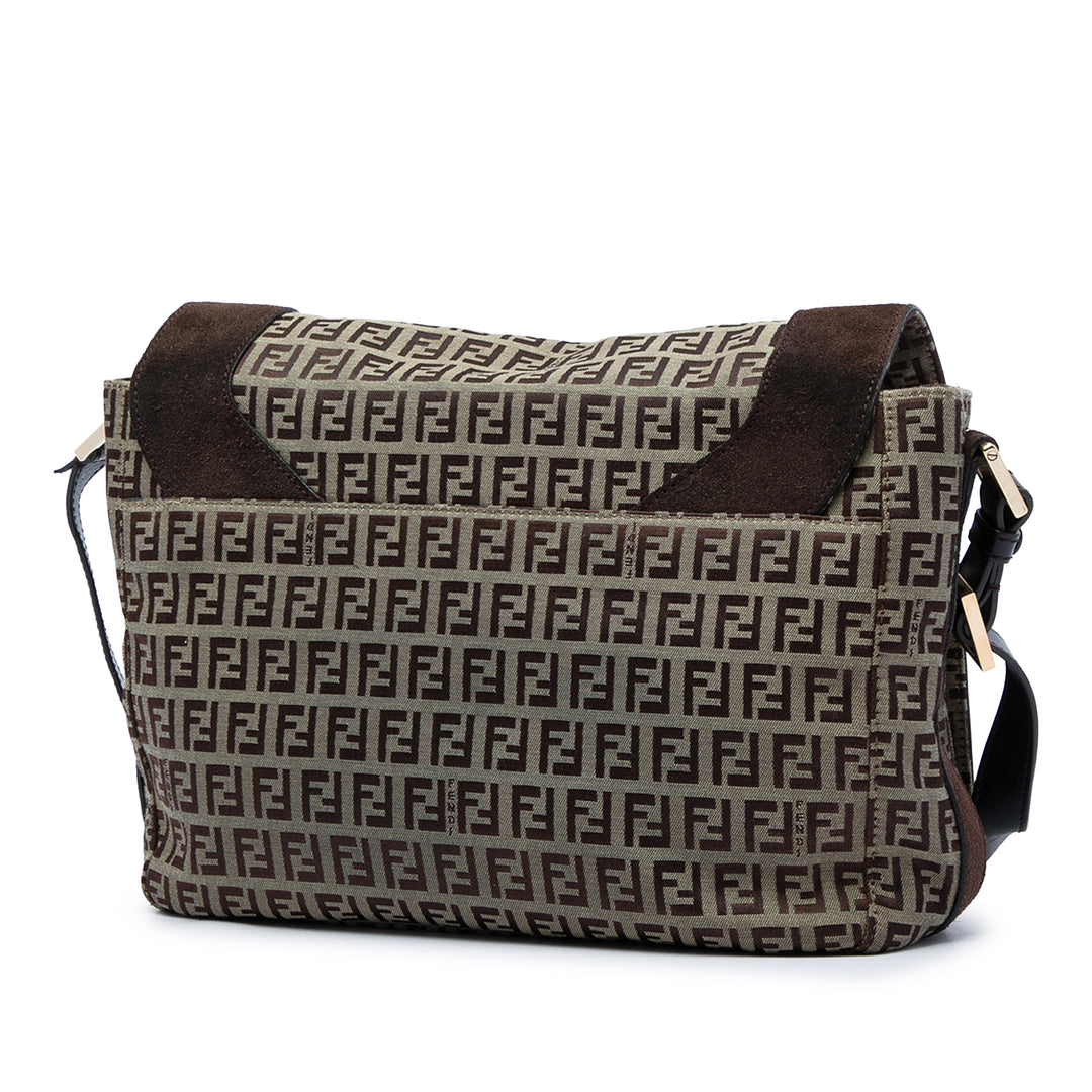 Fendi Zucchino Toile Messenger Sac
