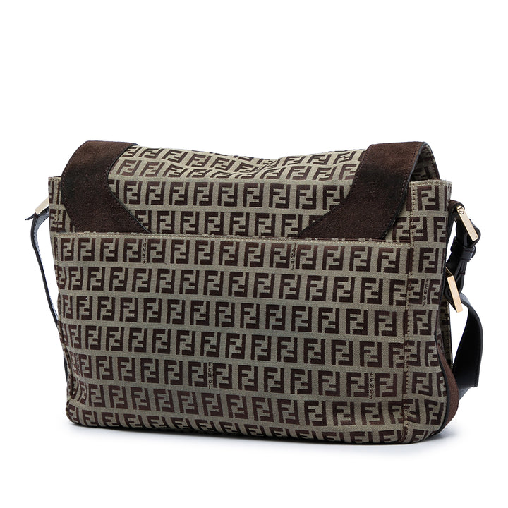 Fendi Zucchino Toile Messenger Sac