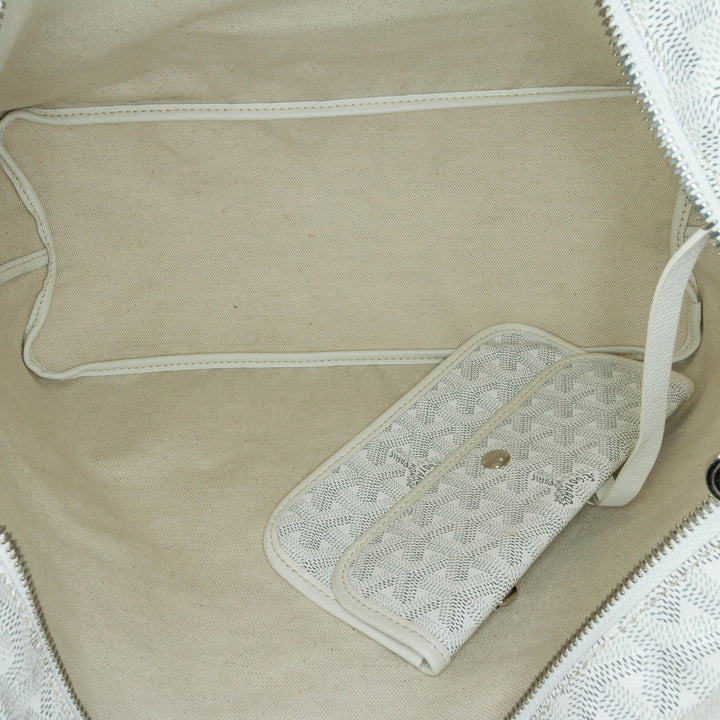 Goyard Sac porté épaule Boheme Hobo Goyardine Blanc – vue 4 – GABY PARIS