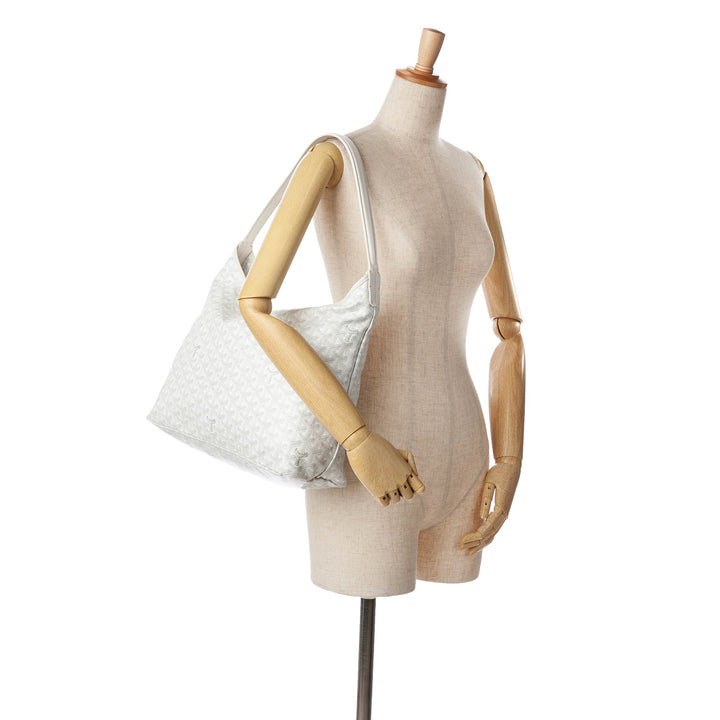 Goyard Sac porté épaule Boheme Hobo Goyardine Blanc – vue 8 – GABY PARIS