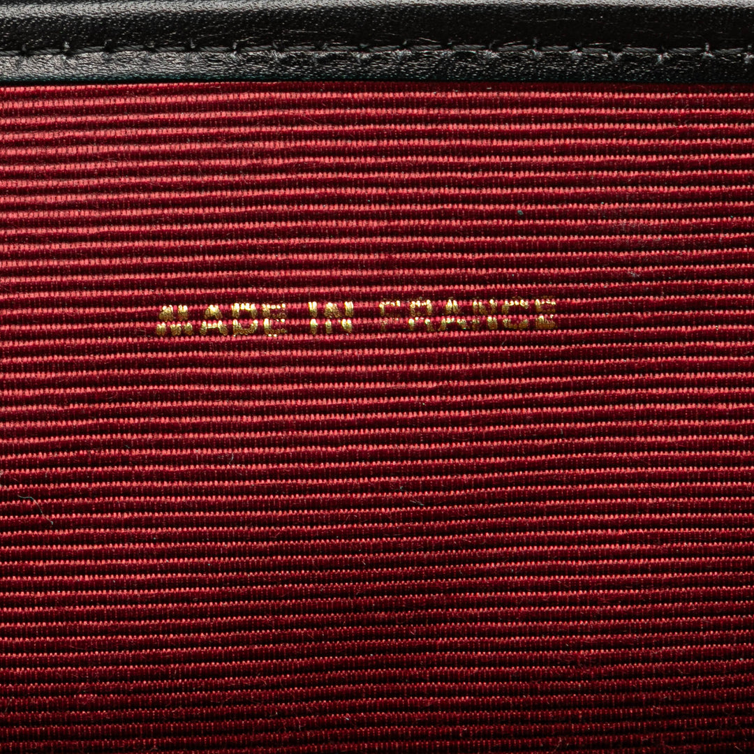 Mini CC Quilted Lambskin Round Flap Black - Gaby Paris