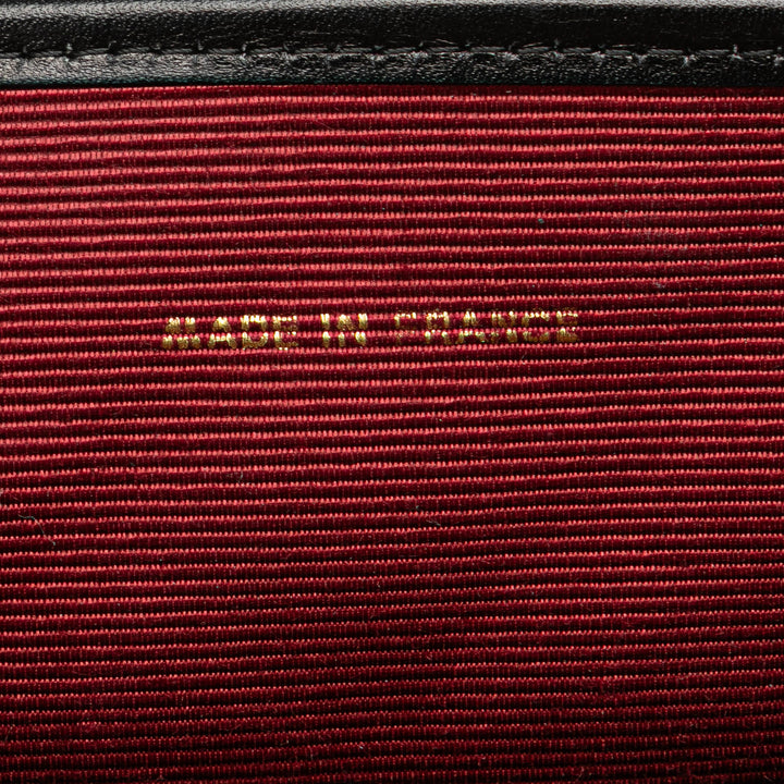 Mini CC Quilted Lambskin Round Flap Black - Gaby Paris