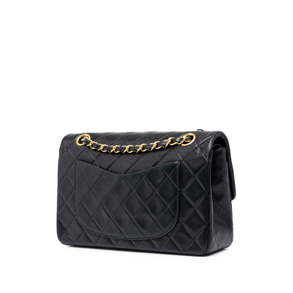 Chanel Sac porté épaule Classic Double rabat Petit Cuir d'agneau Noir – vue 2 – GABY PARIS