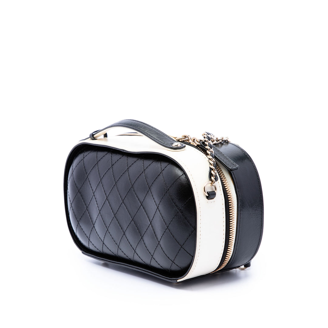 CC Matelassé Froissé Vanity Cuir de veau Blanc