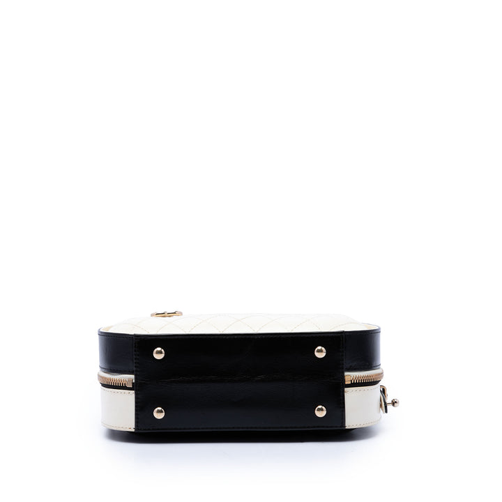 CC Matelassé Froissé Vanity Cuir de veau Blanc
