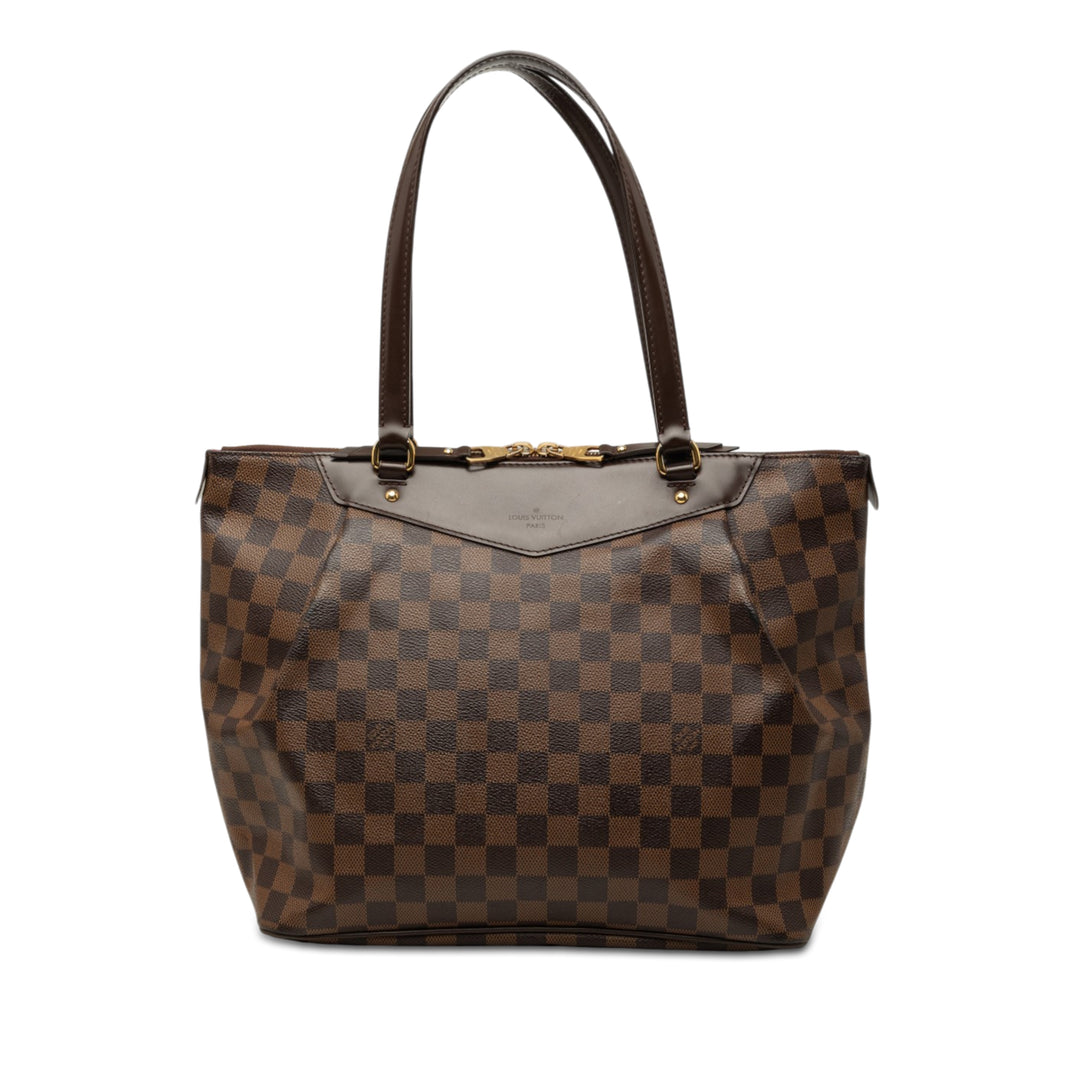 Louis Vuitton Westminster GM Damier Ébène Marron – vue principale – GABY PARIS