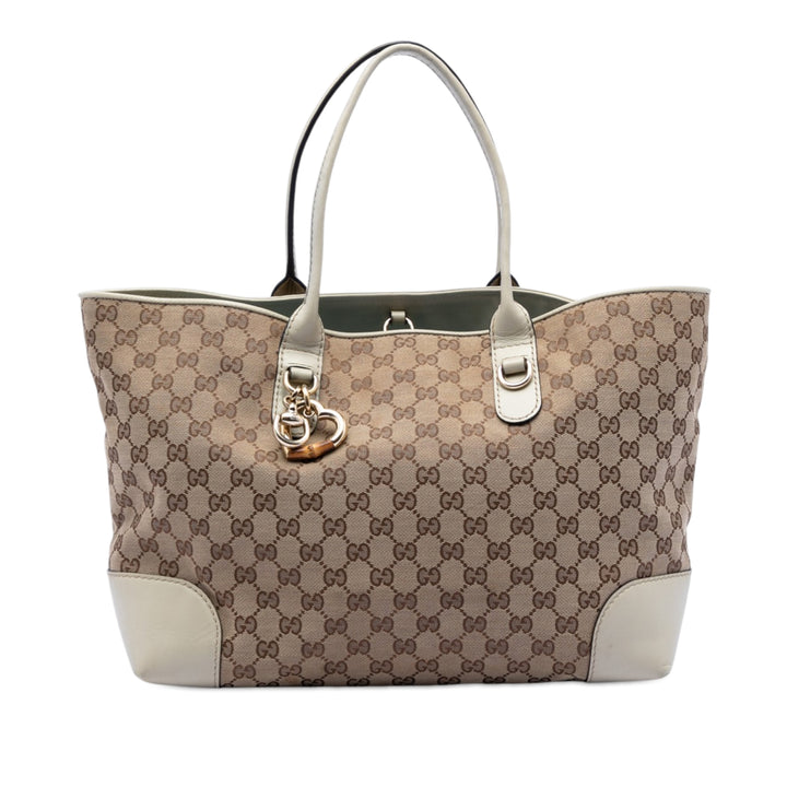 Gucci GG Toile Heart Bit Cabas