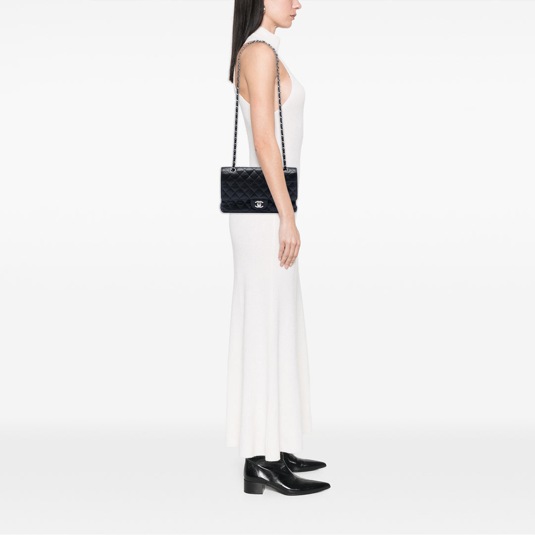 Chanel Medium Classic Caviar Double rabat