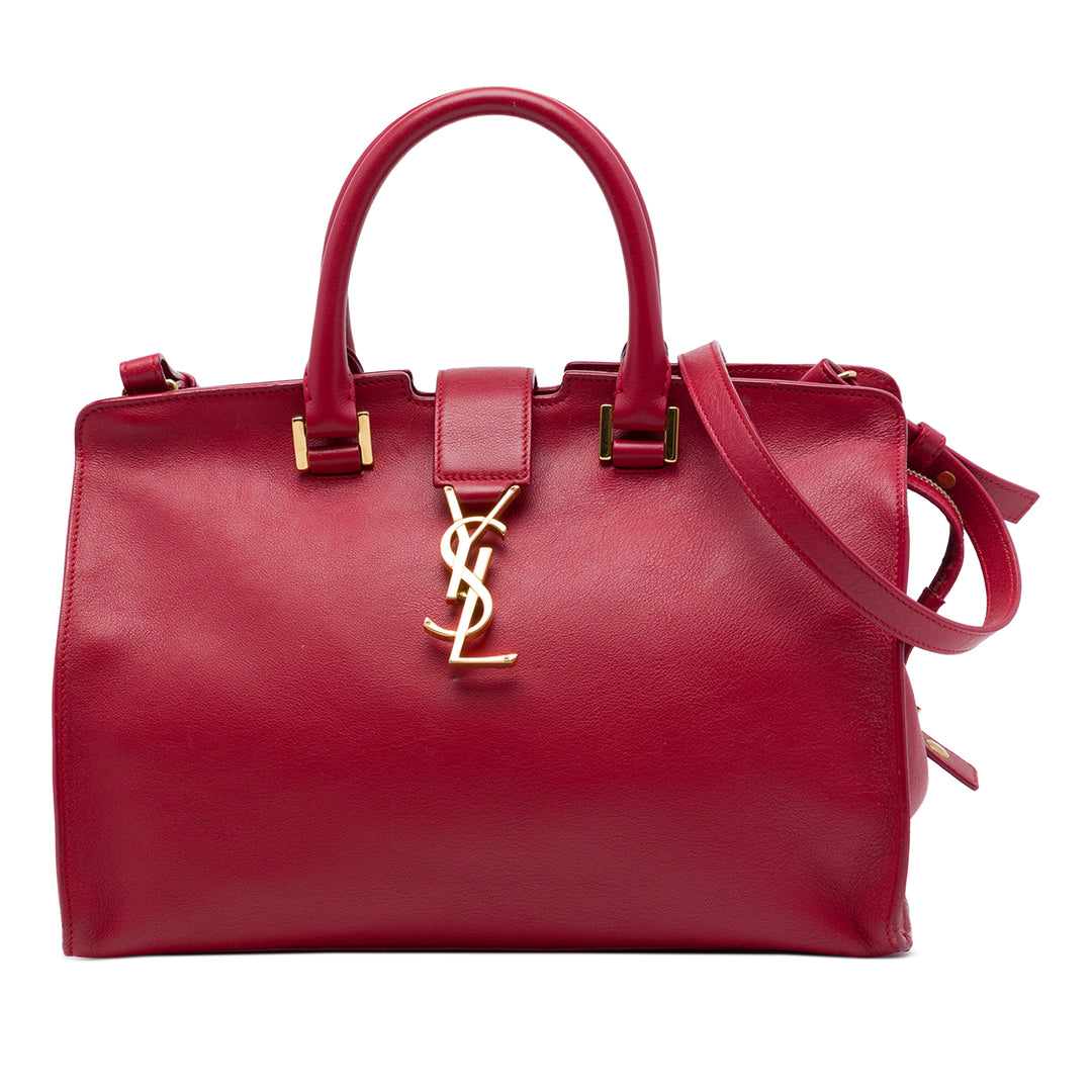 Saint Laurent Downtown Cabas Petit Rouge – vue principale – GABY PARIS