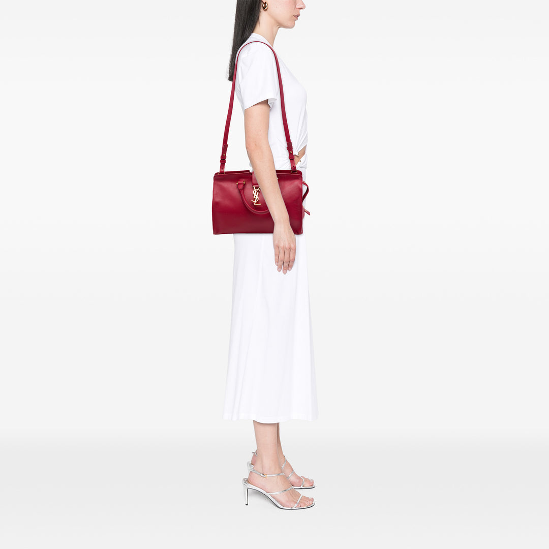 Saint Laurent Downtown Cabas Petit Rouge – vue 7 – GABY PARIS