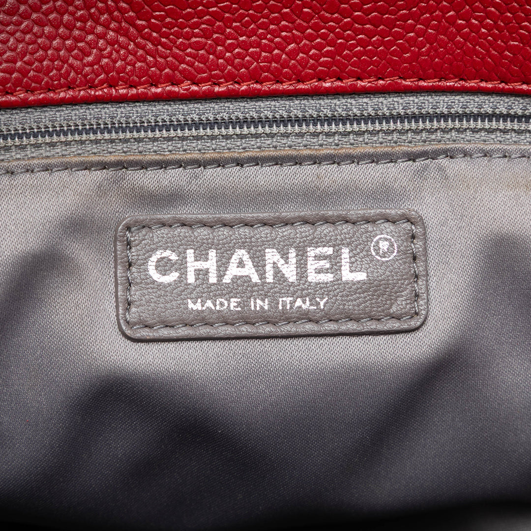 Chanel Caviar Vertical Grand Shopping Cabas