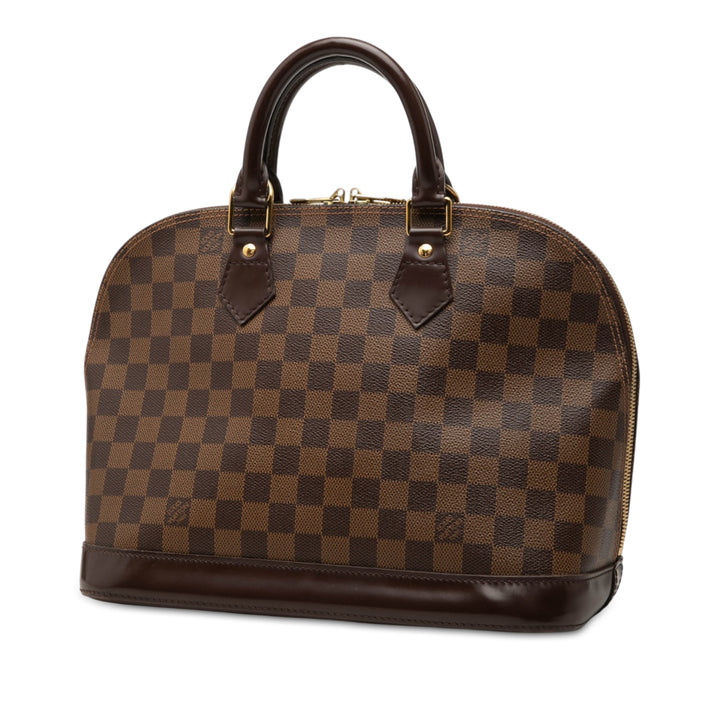 Louis Vuitton Alma PM Damier Ébène Marron – vue 2 – GABY PARIS