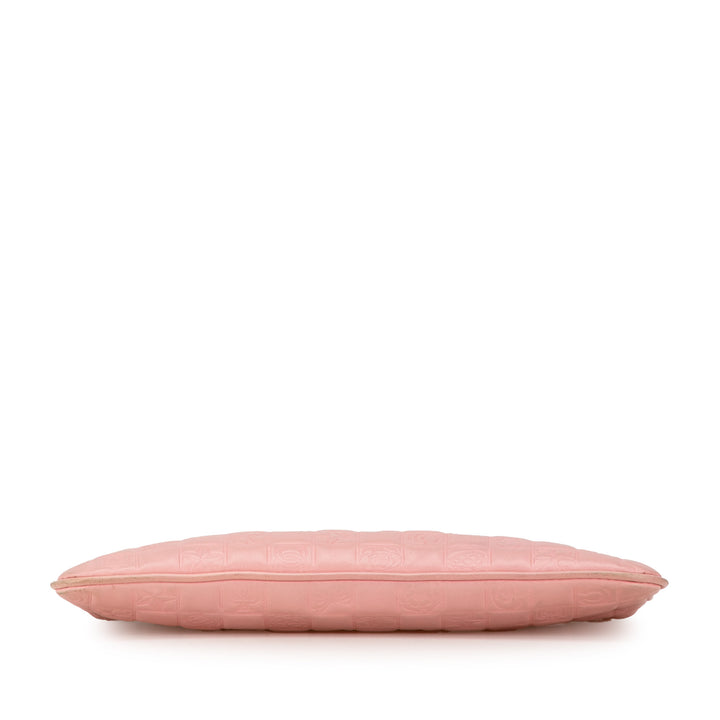Lambskin Precious Symbols Pochette Pink - Gaby Paris