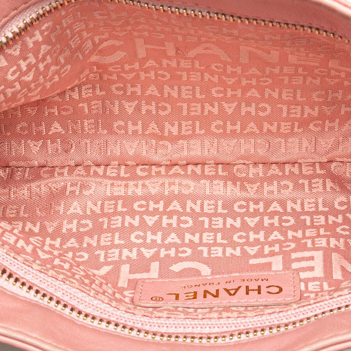 Lambskin Precious Symbols Pochette Pink - Gaby Paris