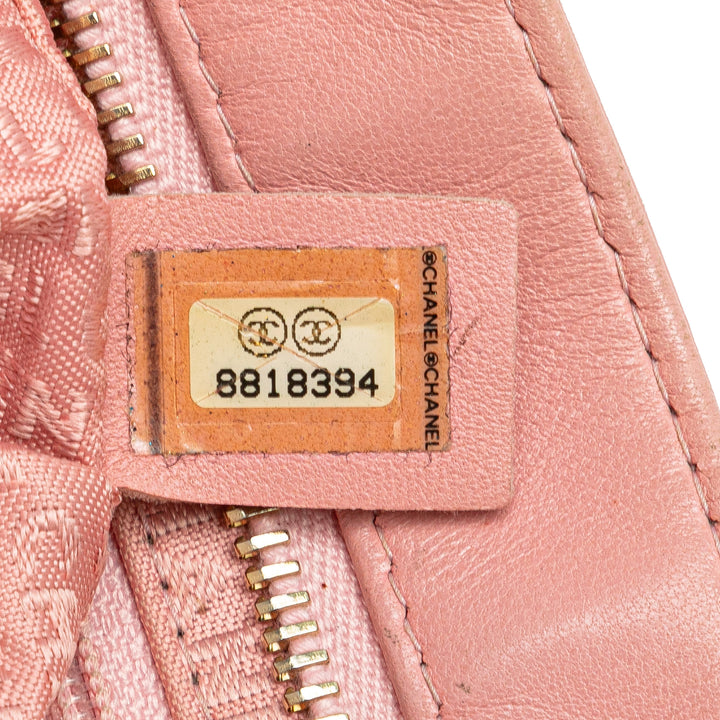 Lambskin Precious Symbols Pochette Pink - Gaby Paris