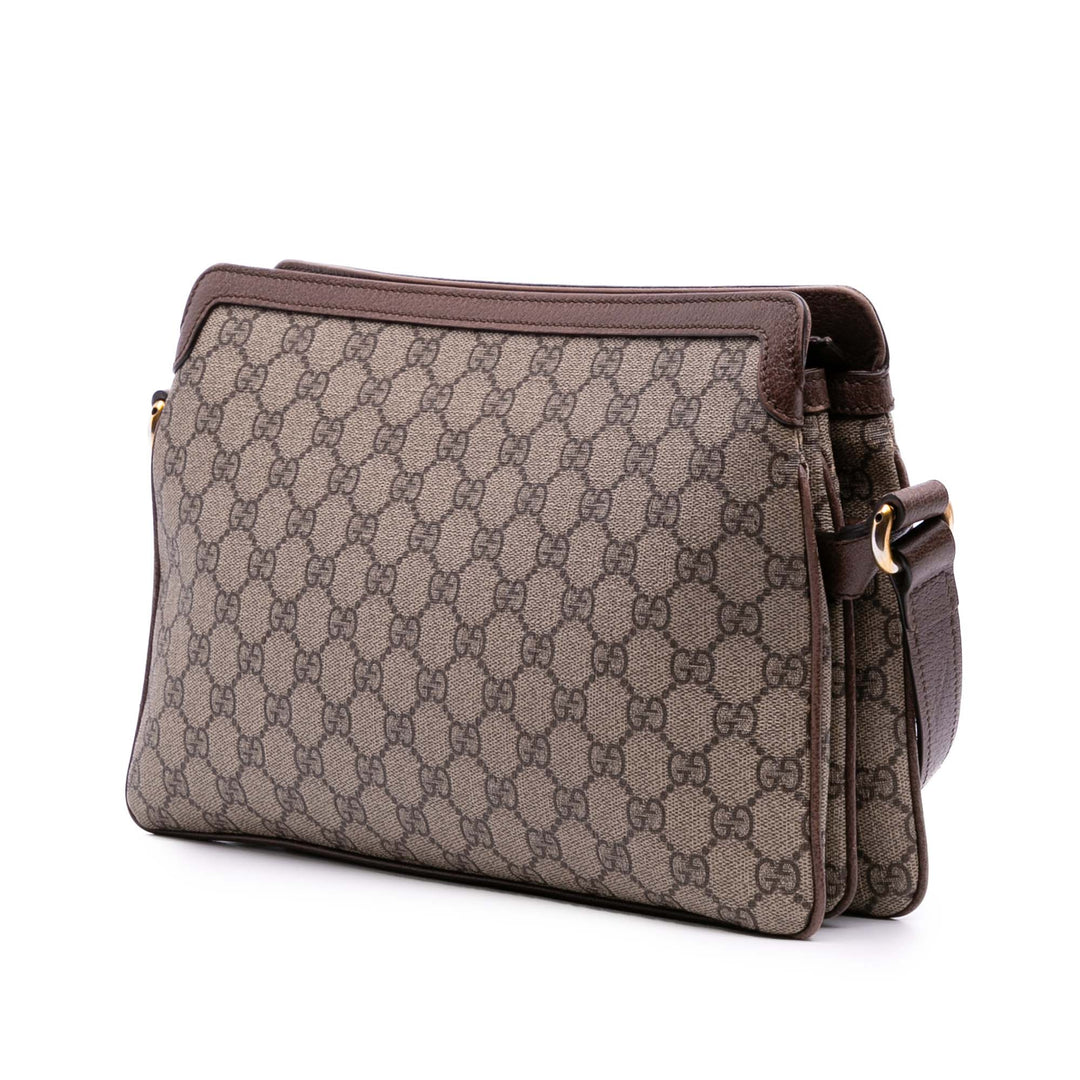Gucci Medium GG Supreme Ophidia Sac porté croisé Marron – GABY PARIS Authentique
