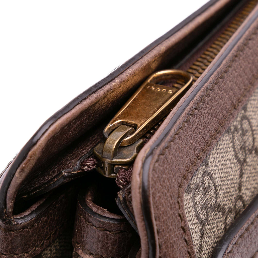 Gucci Medium GG Supreme Ophidia Sac porté croisé Marron – GABY PARIS Authentique