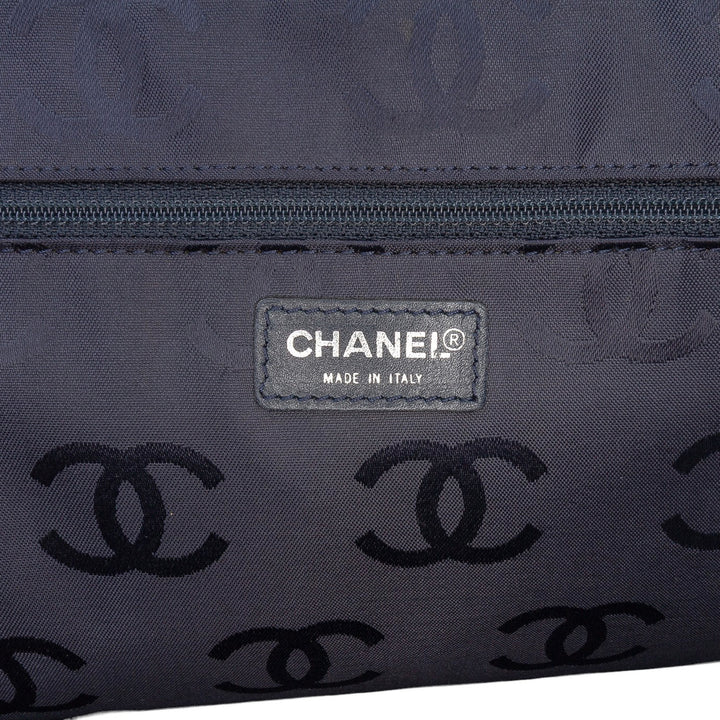 Chanel CC Jean Sac de voyage Bleu