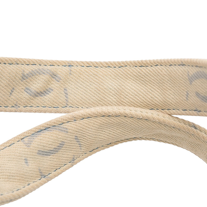 Chanel CC Jean Sac de voyage Bleu