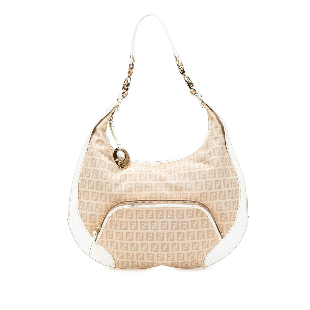 Fendi Zucchino Toile Chef Pocket Hobo