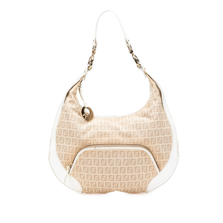 Fendi Zucchino Toile Chef Pocket Hobo