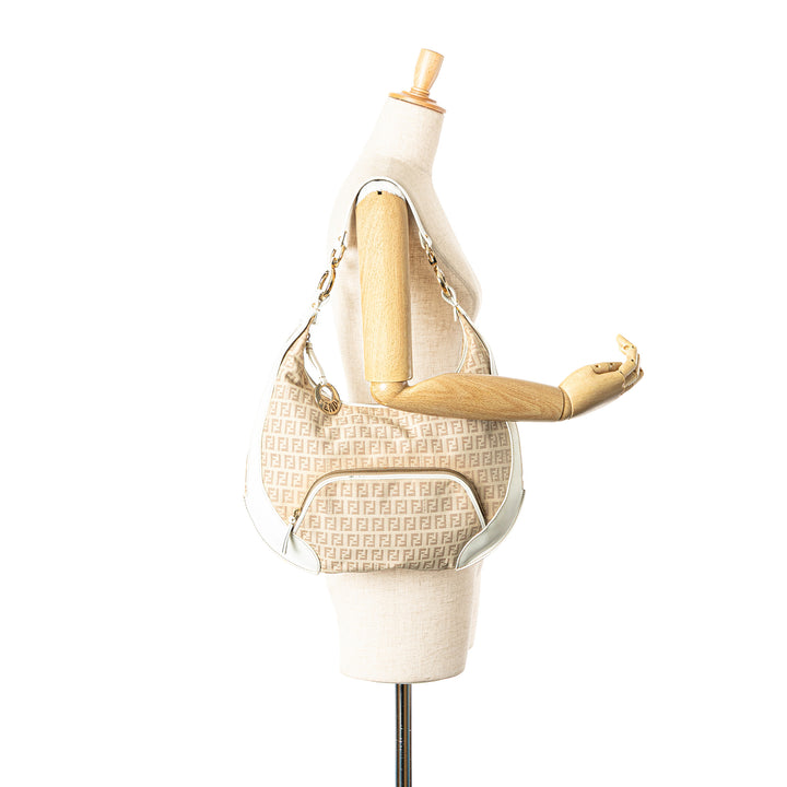 Fendi Zucchino Toile Chef Pocket Hobo