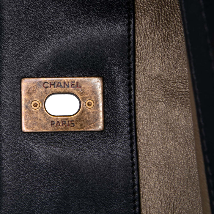 Quilted Calfskin Portobello Satchel Brown - Gaby Paris