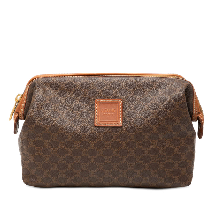 Celine Macadam Coated Toile Pochette