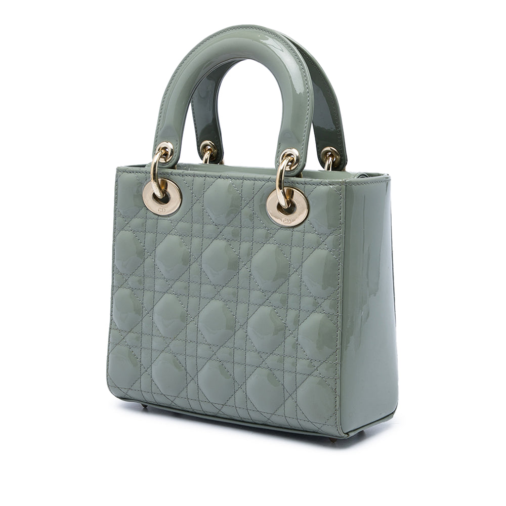 Dior Lady Dior Cannage Petit Gris – vue 2 – GABY PARIS