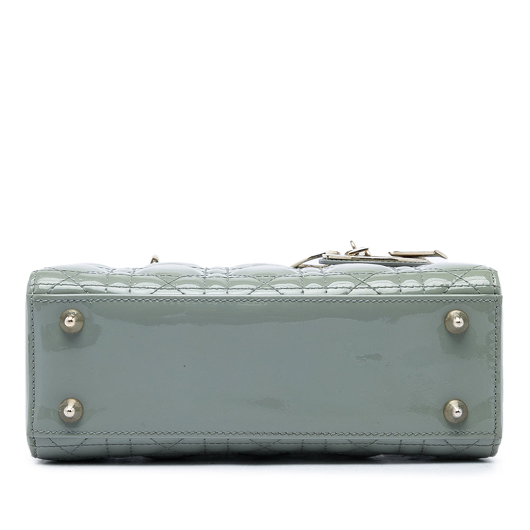 Dior Lady Dior Cannage Petit Gris – vue 3 – GABY PARIS