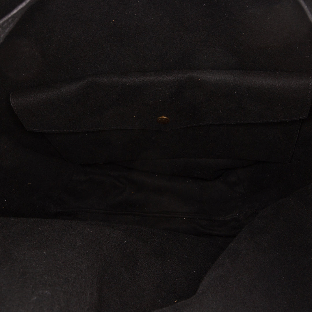 Saint Laurent Small Metallic Cuir d'agneau Teddy Bucket Sac