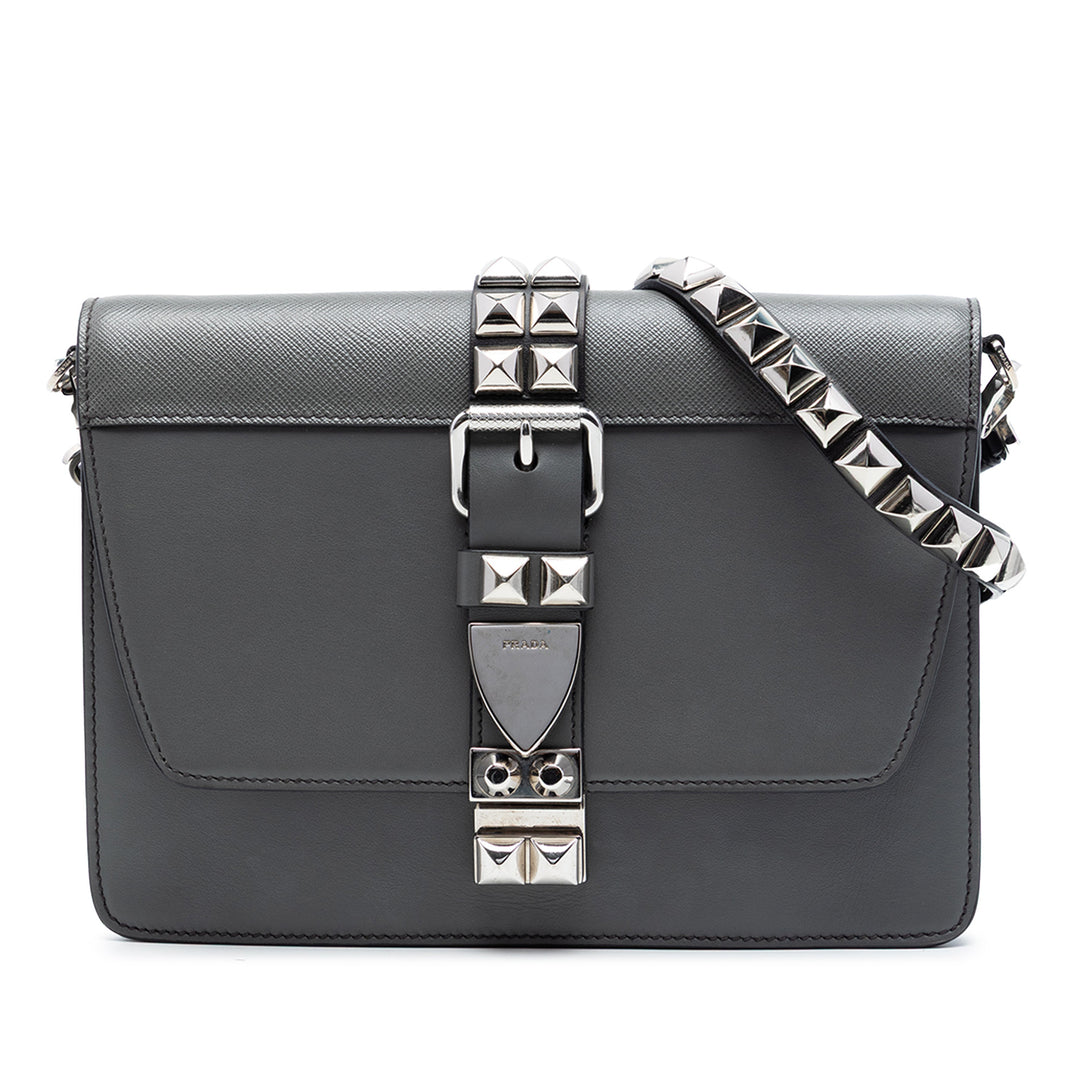 City Veau et Elektra Sac Saffiano Gris
