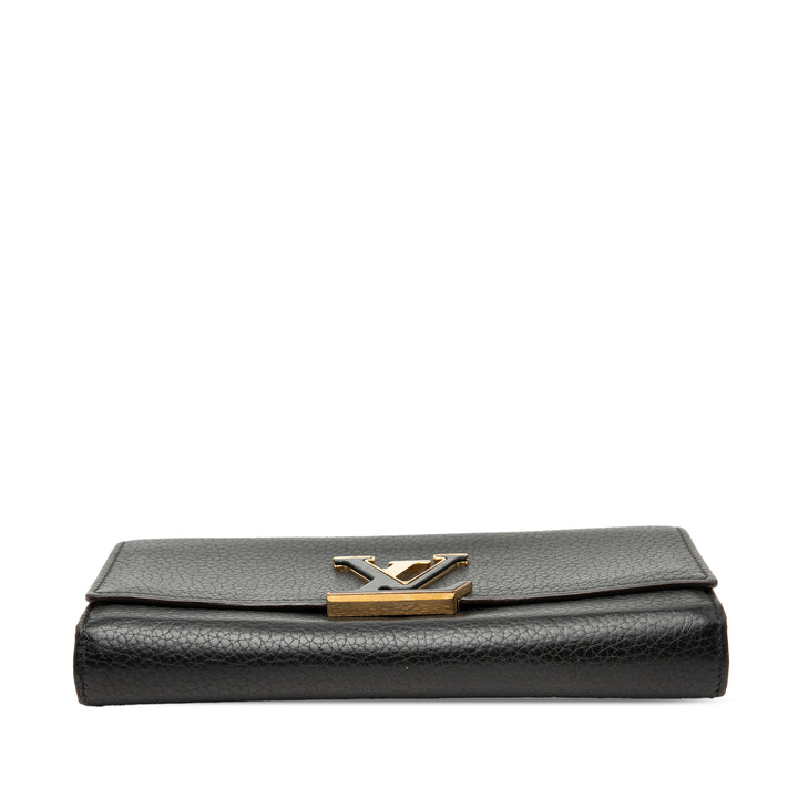 Louis Vuitton Taurillon Capucines Portefeuille long