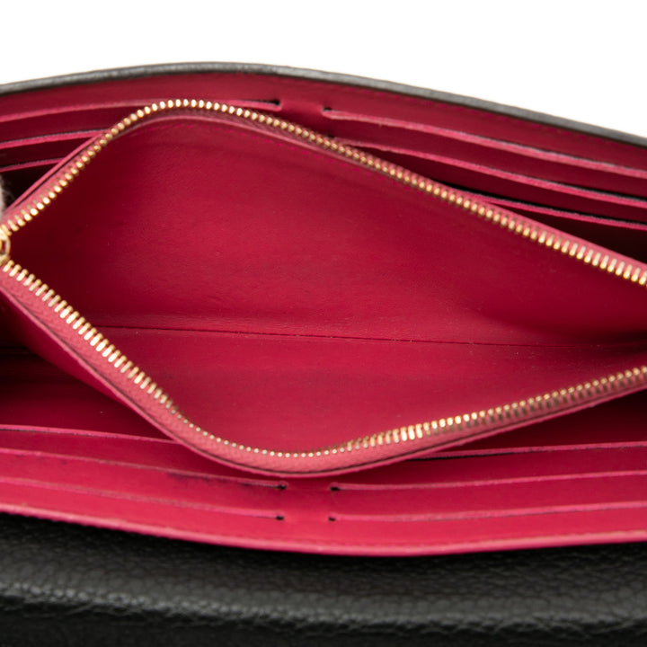 Louis Vuitton Taurillon Capucines Portefeuille long