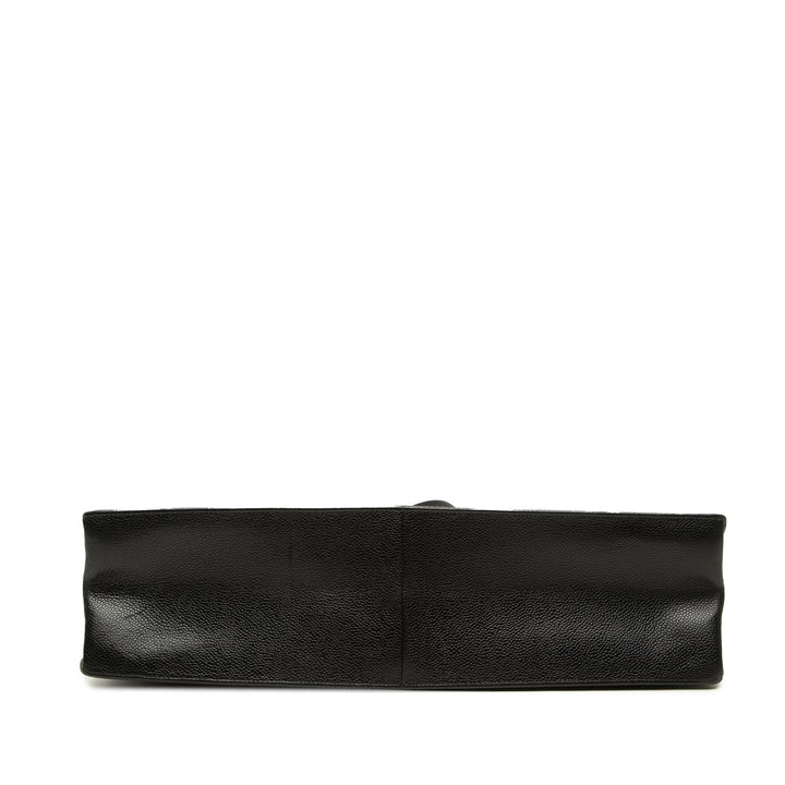 Chanel CC Cabas Cuir caviar Noir – vue 3 – GABY PARIS